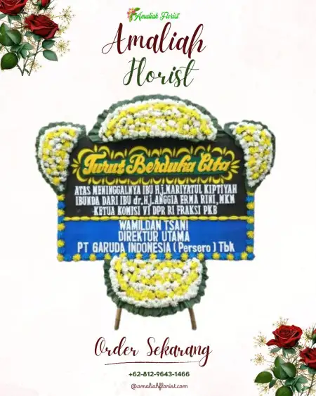 Papan Bunga Duka Haur Gading