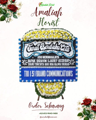 Papan Bunga Duka di Haur Gading